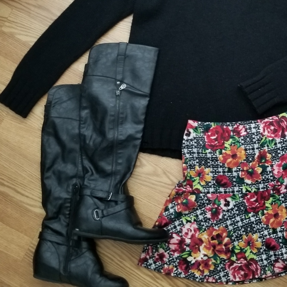 Over the Knee Boots - G by Guess - Faux Leather - Picture 7 of 8